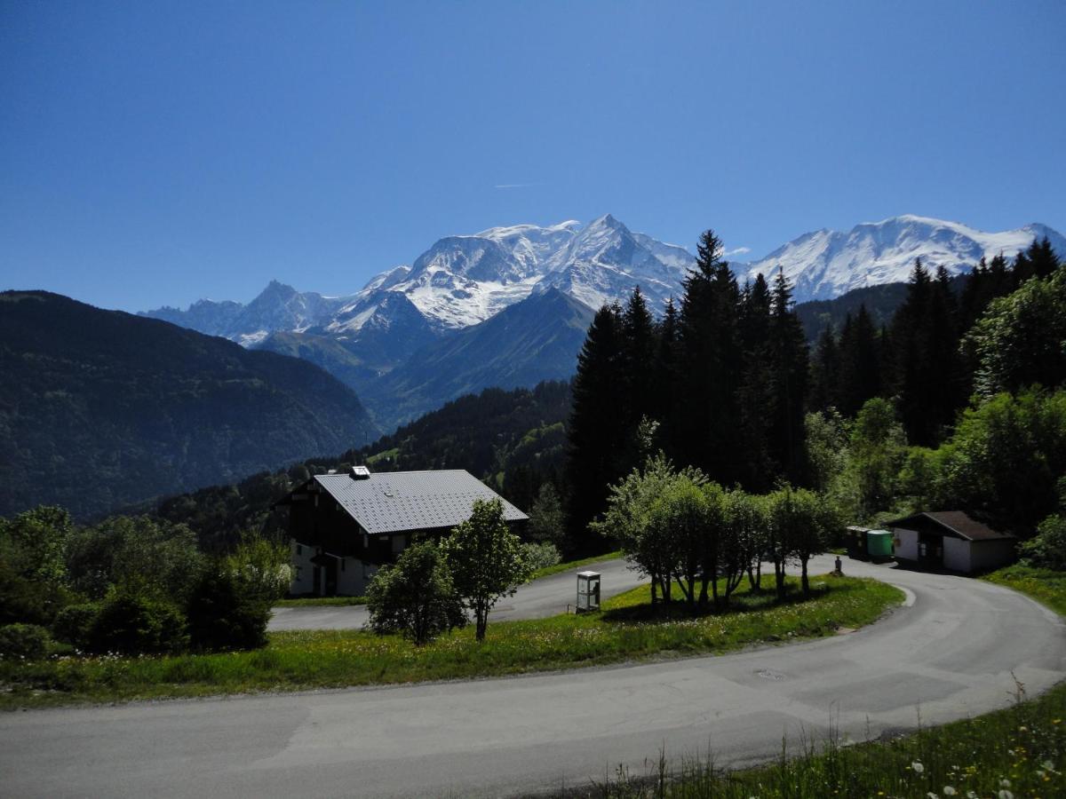 Duo Des Alpages Vue Exceptionnelle Sur Le Mont Blc Daire Saint-Gervais-les-Bains Dış mekan fotoğraf
