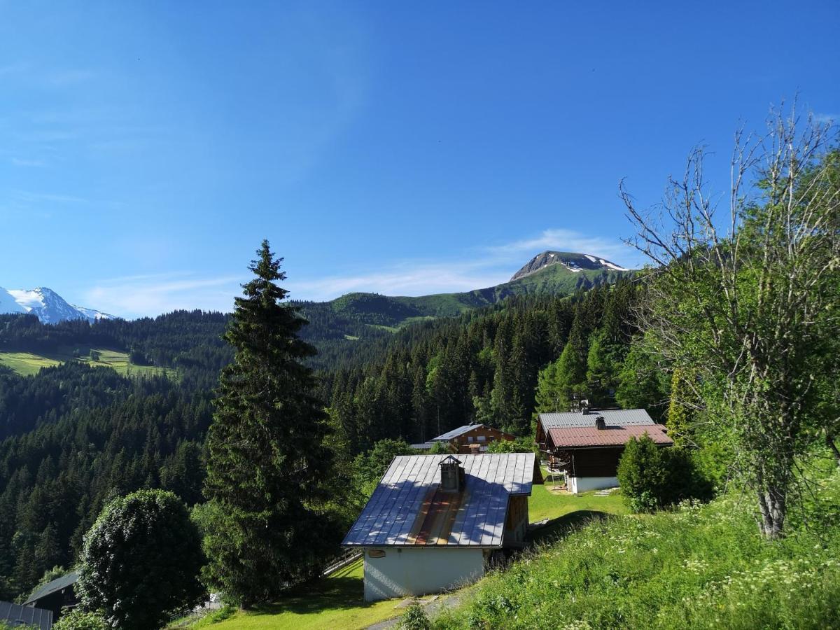 Duo Des Alpages Vue Exceptionnelle Sur Le Mont Blc Daire Saint-Gervais-les-Bains Dış mekan fotoğraf