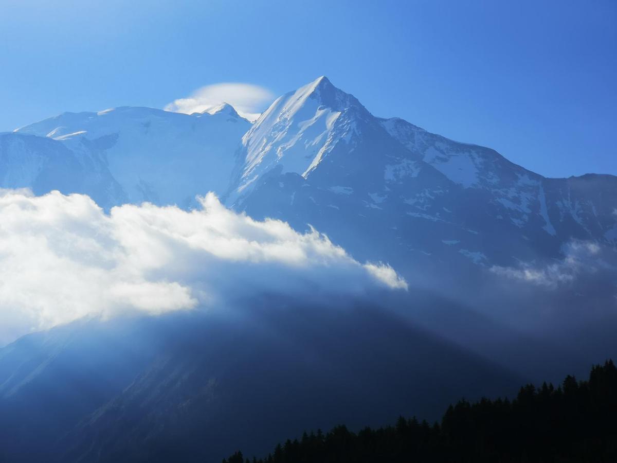 Duo Des Alpages Vue Exceptionnelle Sur Le Mont Blc Daire Saint-Gervais-les-Bains Dış mekan fotoğraf